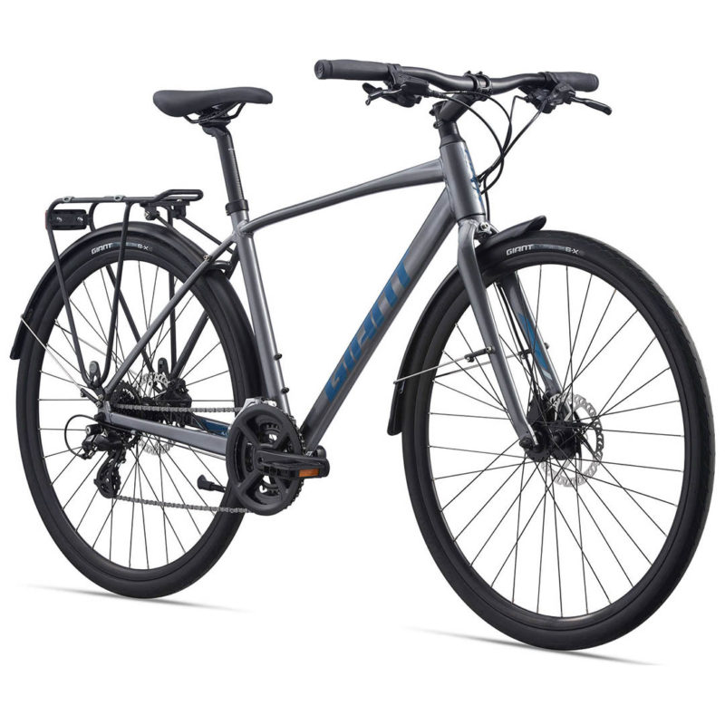 Giant Escape 2 City Disc In Charcoal Giant Bicycles GCC